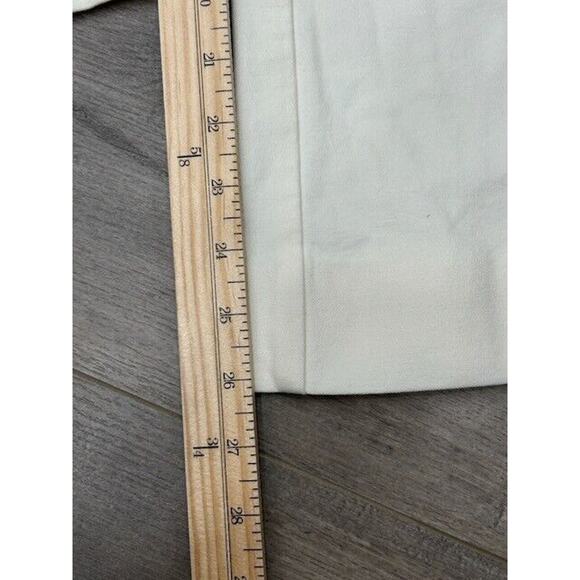 Derek Lam 10 Crosby Womens Gold Button Robertson Flared Pants White Size 0 NWT - Picture 12 of 13